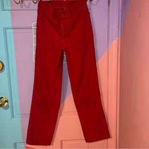 Vintage Red Garan corduroy pants